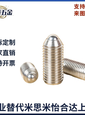 定位珠 波仔 钢珠螺丝无弹簧 SUS304 VCN419 M3 M4 M5 M6厂家现货