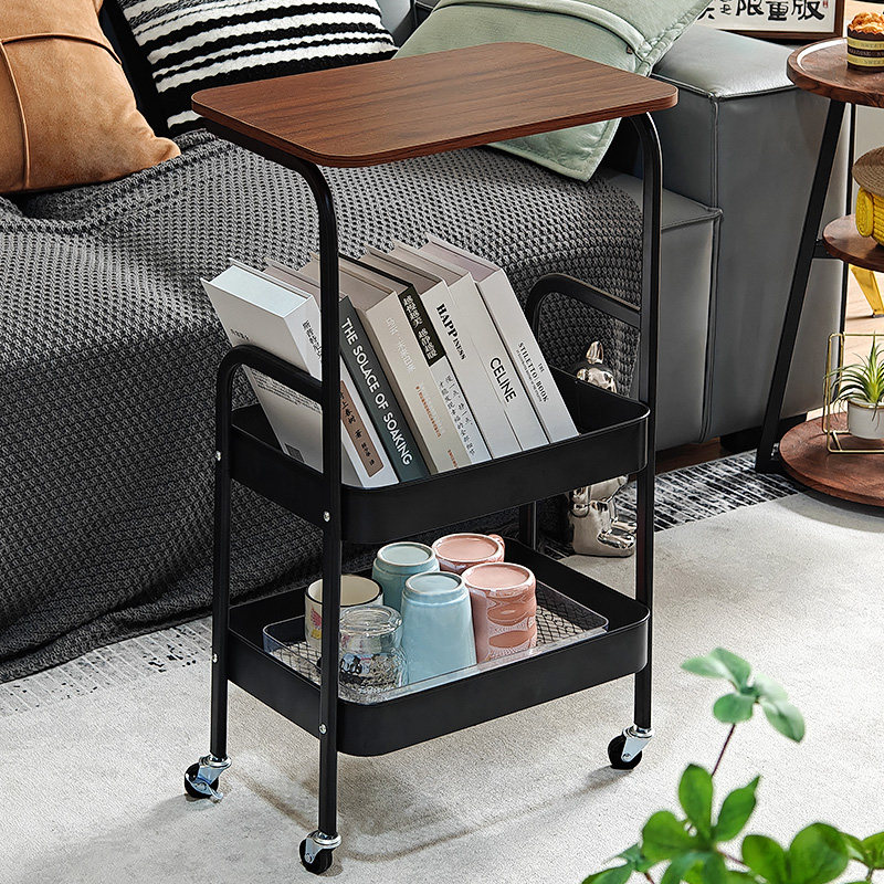 小推车置物架落地多层家用多功能零食收纳储物架子,收纳整理,整理架/置物架/收纳架,淘宝优惠券,粉丝福利购,淘宝优惠卷