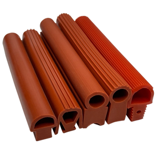 硅胶条异形蘑菇头红色耐高温T型烤箱烘箱门窗机械密封条填缝防撞