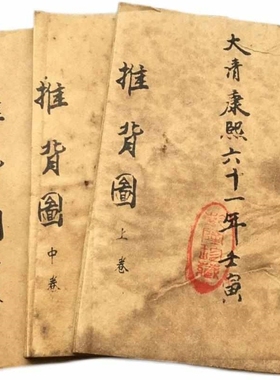 古书籍老旧地理推背图全