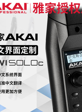 雅家/雅佳 AKAI SOLOc SOLO 电吹管中文界面中文显示汉化功能改装