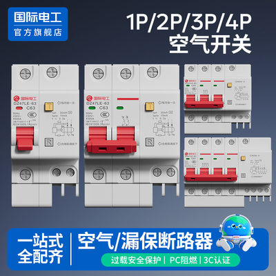 国电32A/63A漏保家用断路器