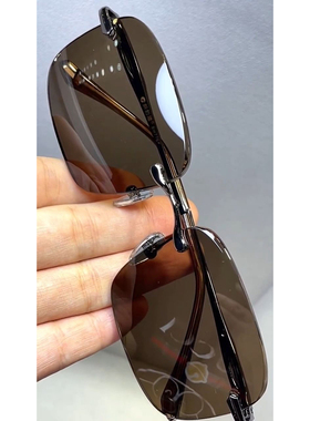 东海水晶眼镜纯天然高档太阳镜原石原色100%正品高清耐磨养眼护