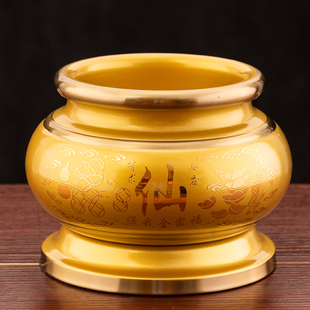 铜合金仙家堂口香炉碗仙字插香用家用供奉道家三清用香薰炉佛道仙