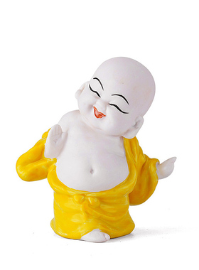 极速精品招财陶瓷弥o勒佛大肚白瓷笑佛客厅创意中式手工家居饰品