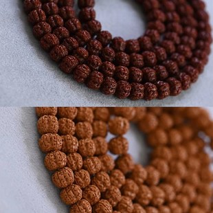 极速 黑马花王双龙小金刚玉菩提子1U08颗单圈文玩手 赤玉梅花桩