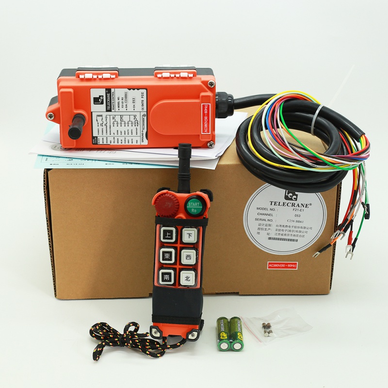 极速台湾LEES禹鼎F21v-E1B行车无线航吊电动葫芦起重航车工业遥