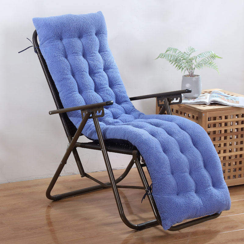 极速躺椅垫子 通用n 四季坐棉垫加厚羊羔绒毛绒摇椅坐垫椅子棉垫