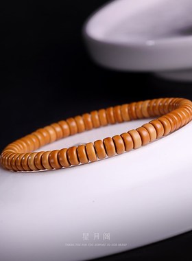 极速天然橄榄核隔珠药片手串手链男女款百搭精选文玩串Xdiy配饰精