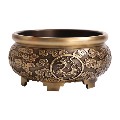 极速纯铜供奉香炉宣n德炉家用室内仿古香薰炉大号线香插沉香熏香