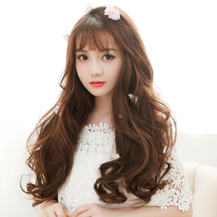 极速艾妮雅假发片女长发长卷发大波浪蓬松仿真一片式W自然隐形无