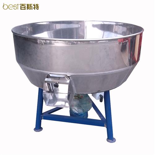 极速加厚饲料f搅拌机拌料机塑料颗粒食品养殖场圆形不锈钢小型家