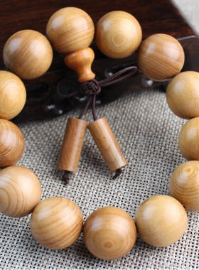 极速天然红杉木手串老料实木佛珠108颗J手链男女士念珠情侣手饰品