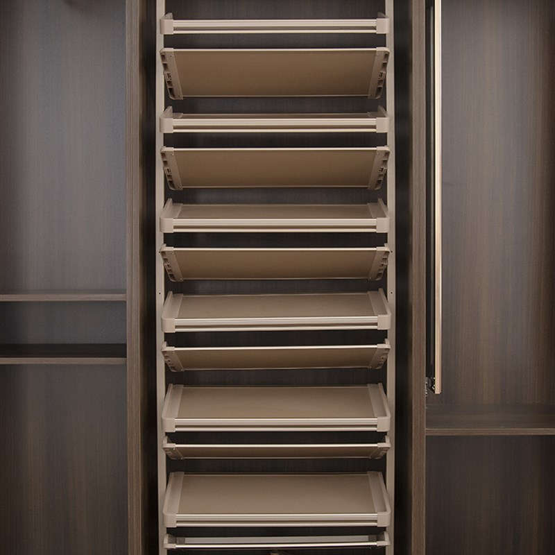 极速衣帽间c360度旋转鞋架 衣柜鞋架多层  置物架收纳神器鞋柜抽