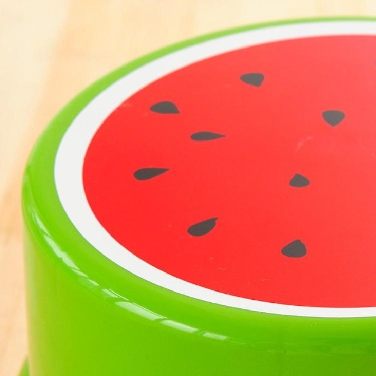 极速创意儿童小凳子家用加厚塑料换鞋凳矮凳子水T果西瓜橙子板凳