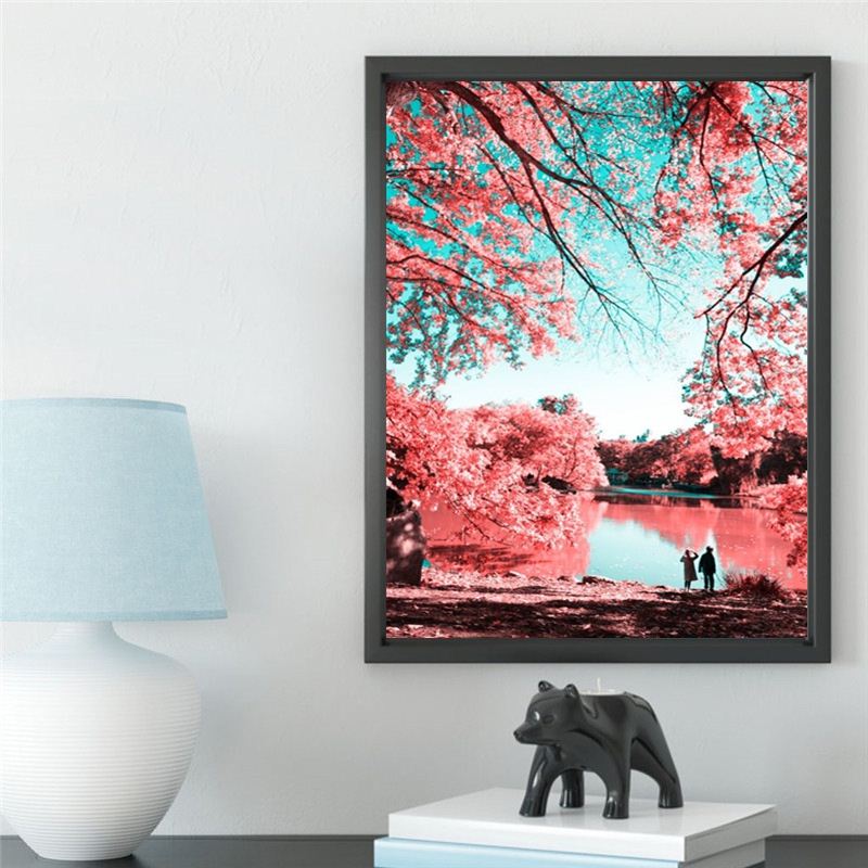 极速5D Diamond Painting diy round diamonLd decorative painti