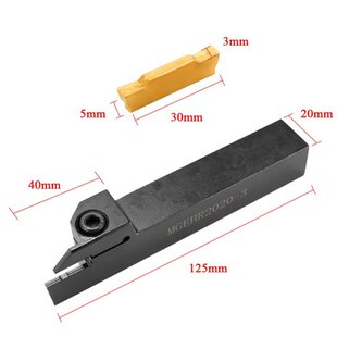 新品Lathe Extiernal Grooving Cut Borning Bar Holder Carbide