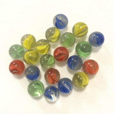 极速厂家厂家玻璃珠14mm25wmm弹珠机专用玻璃球鱼缸装饰吉童彩色