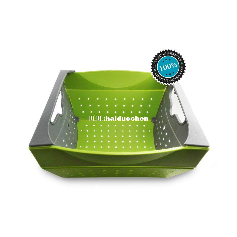 极速Collapsible Colander - Adjustable Size,S Two Handles