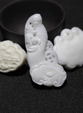 极速深海a玉化贝壳吊坠如意锁葫芦浪漫七夕情人节礼物送女友送老