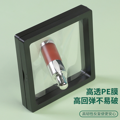 新品peb膜收纳盒项链手链饰品密封袋耳钉展示架薄膜悬浮盒防氧化