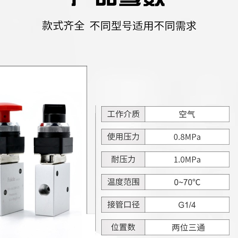 极速机械阀气动行程开关n手动阀JM-05/06A/07二位三通按压式滚轮