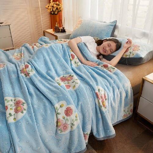 新品1.2/1.5/1.8m Soft Warm CorCal Fleece Blanket 3D Print