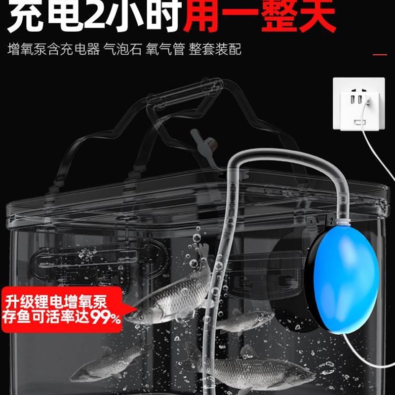 极速钓箱靠背可坐钓鱼桶轻便小型打氧钓鱼桶小P升箱全套新款迷你