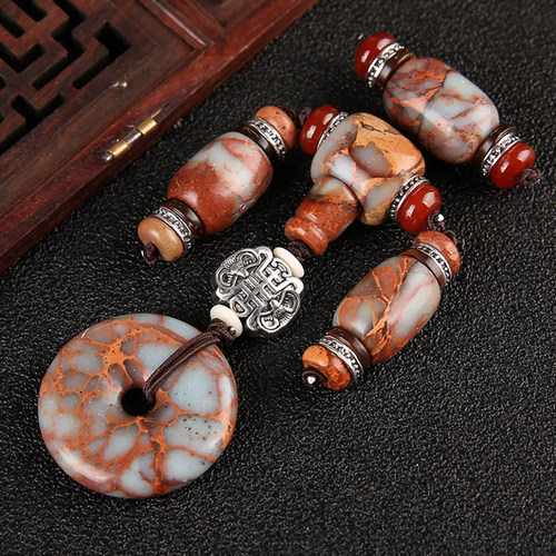 极速天然寿山石配饰o套装小金刚星月菩提子全四件套餐文玩佛珠手