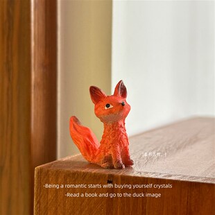 新品相比e玫瑰 我却更爱小狐狸小王子和小狐狸树脂装饰摆件礼
