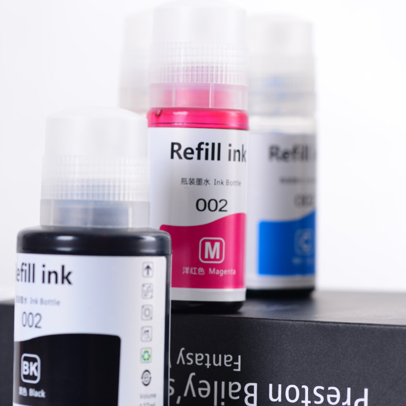 极速适合原装爱普生墨水补充q装002盒L4158大瓶L6178四色 4150打