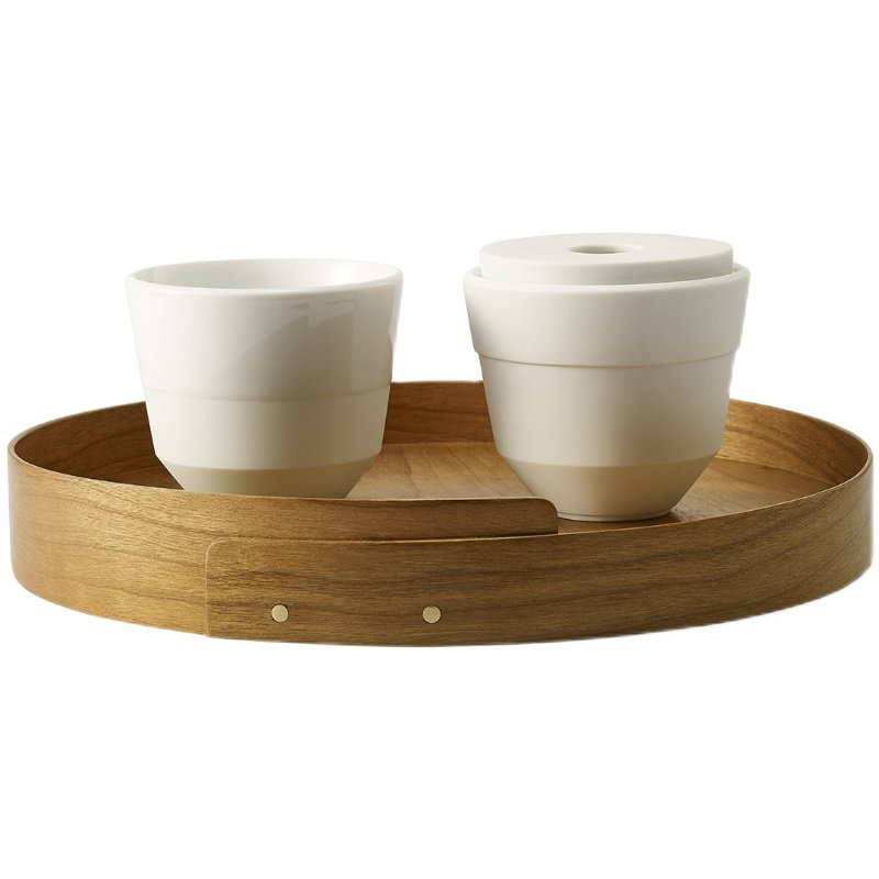 极速环抱木托盘/创木工坊实木质茶盘收纳盘O北欧家用果盘餐桌收纳