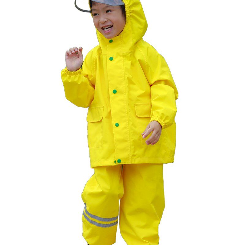 极速儿童雨衣背带裤连体q雨裤带雨鞋4岁6岁8岁10岁幼儿园玩水防水