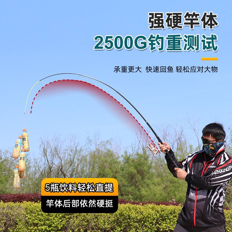 极速2022新款矶钓竿大物大x导环路滑竿短节矶竿滑漂远投碳素超硬