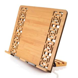 Reading Rest Holder 极速Bamboo Cook lStand Cookbook Sta Book