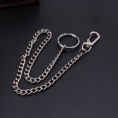 新品newHip Hohp Pants Chain Secure Travel Wallet Chain Heavy