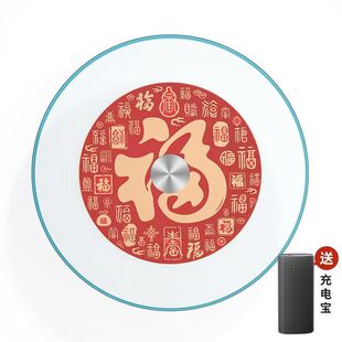 餐桌电动转盘家用酒店电动餐桌器一体电动转盘餐桌钢化玻璃