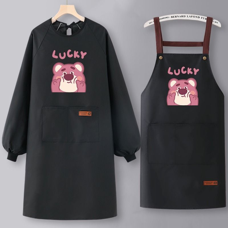 美术生专用画画罩衣围裙防水防油冬季家用成人画室油画围兜餐饮用