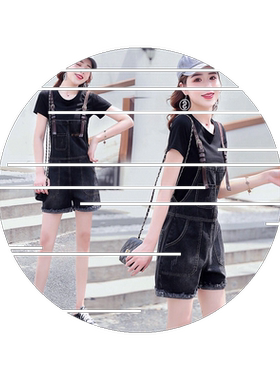 2026夏装新款短裤夏季洋气减龄韩版宽松显瘦潮牛仔背带裤女装百搭