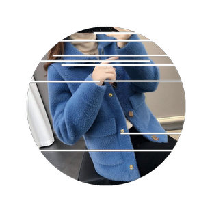 2026秋冬装新款韩版女装外套仿水貂绒宽松毛衣女很仙的针织开衫潮