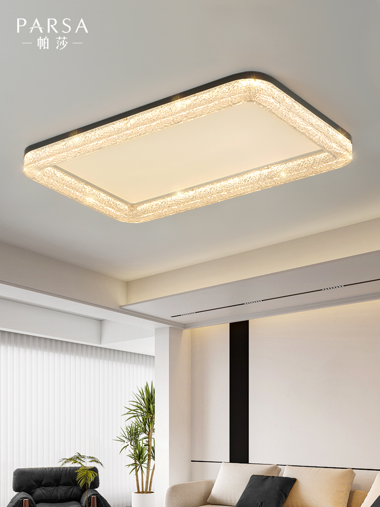 帕夏客厅吸顶灯2025新型Led全铜可及豪华风格高端环氧树脂大厅灯