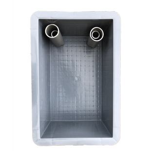 周转箱上置滴滤过滤盒单层打孔干湿分离沼泽滴流沉淀仓升级用配件