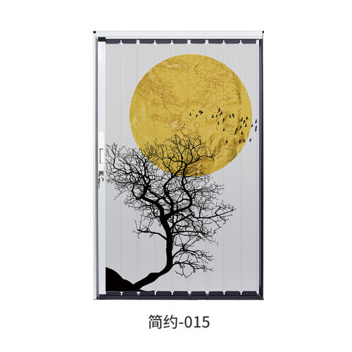 户外加厚折叠纱窗网防盗防蚊虫猫狗推拉铝板金刚纱门隐形定制