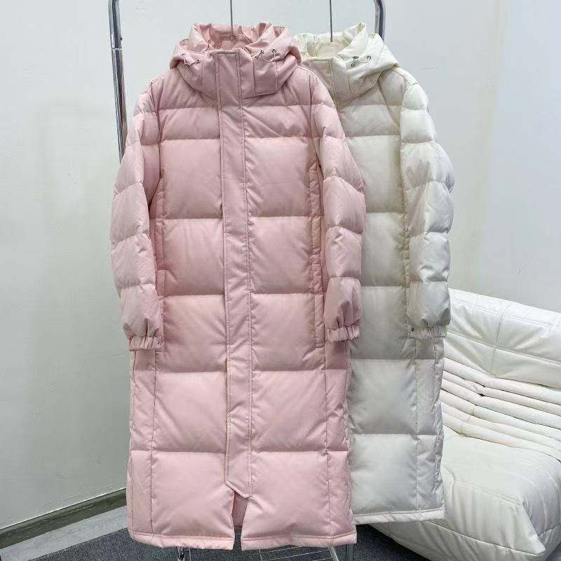亮世秋同款新国标白鸭绒中戏艺考羽绒服男女情侣加长款加厚外套代