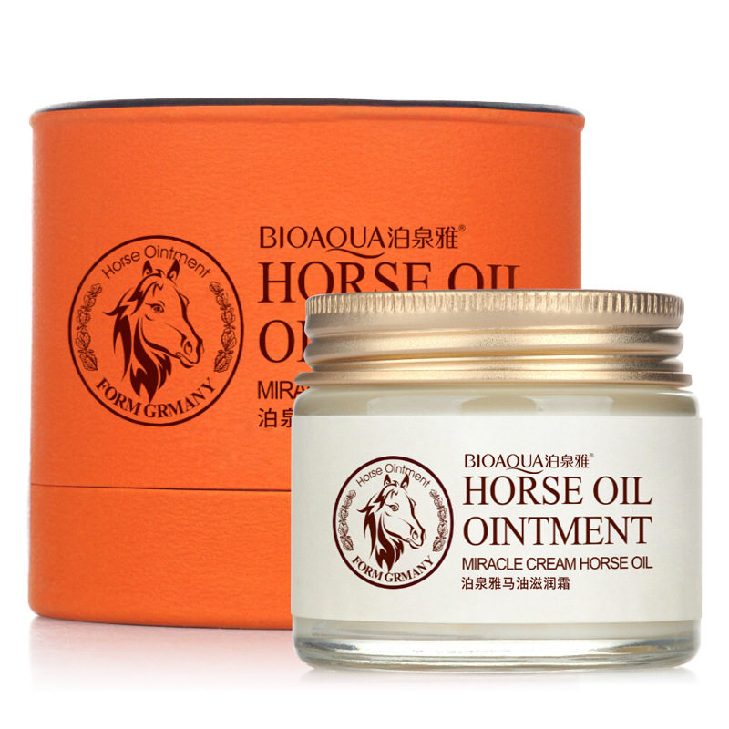 anti-aging day cream horse oil ointment skincare马油膏乳面霜