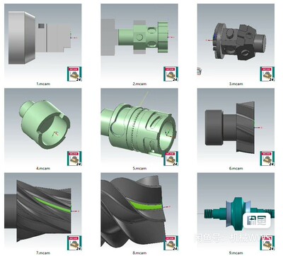 Mastercam2024车铣复合刀路图档16例