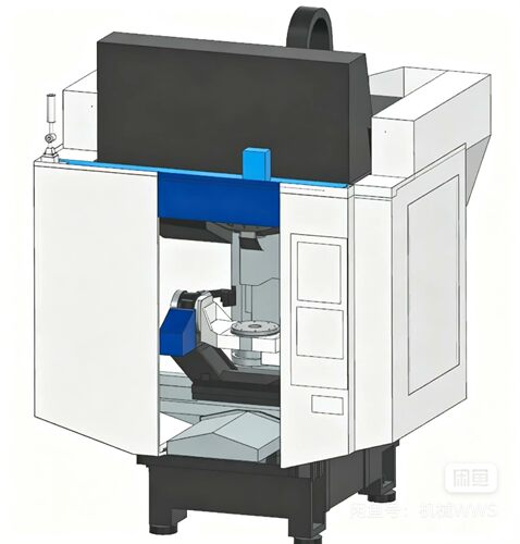 兄弟机-U500Xd2-机床模型(STP 格式)
