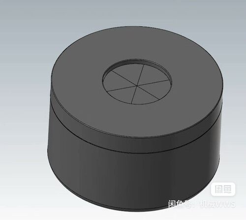 精致旋转盖防灰飞烟灰缸3D图档