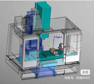 VERICUT仿真三轴四轴机床搭建模型