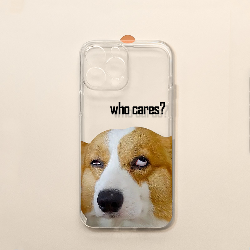趣味搞怪白眼柯基手机壳